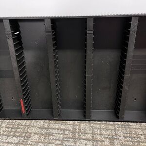 Laserline 100 Cassette Tape Black Storage unit vintage wall mountable Laser Line